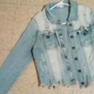 Jean jacket and pants